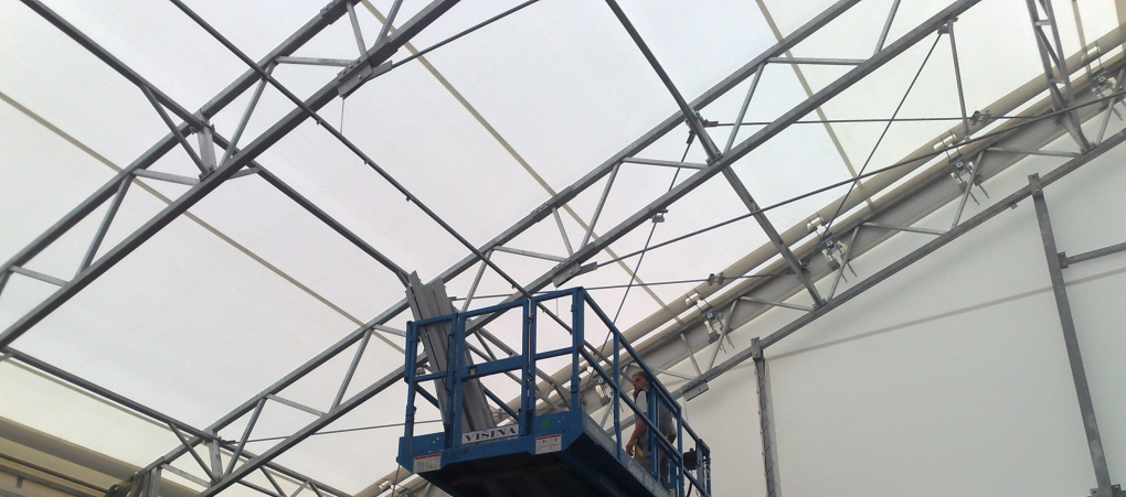 Izvedba razsvetljave v šotorih